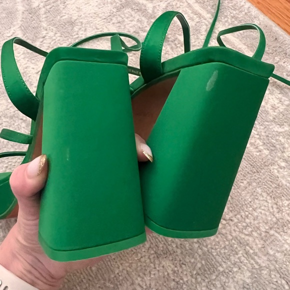 ZARA Chunky High Platform Heels - Picture 9 of 9